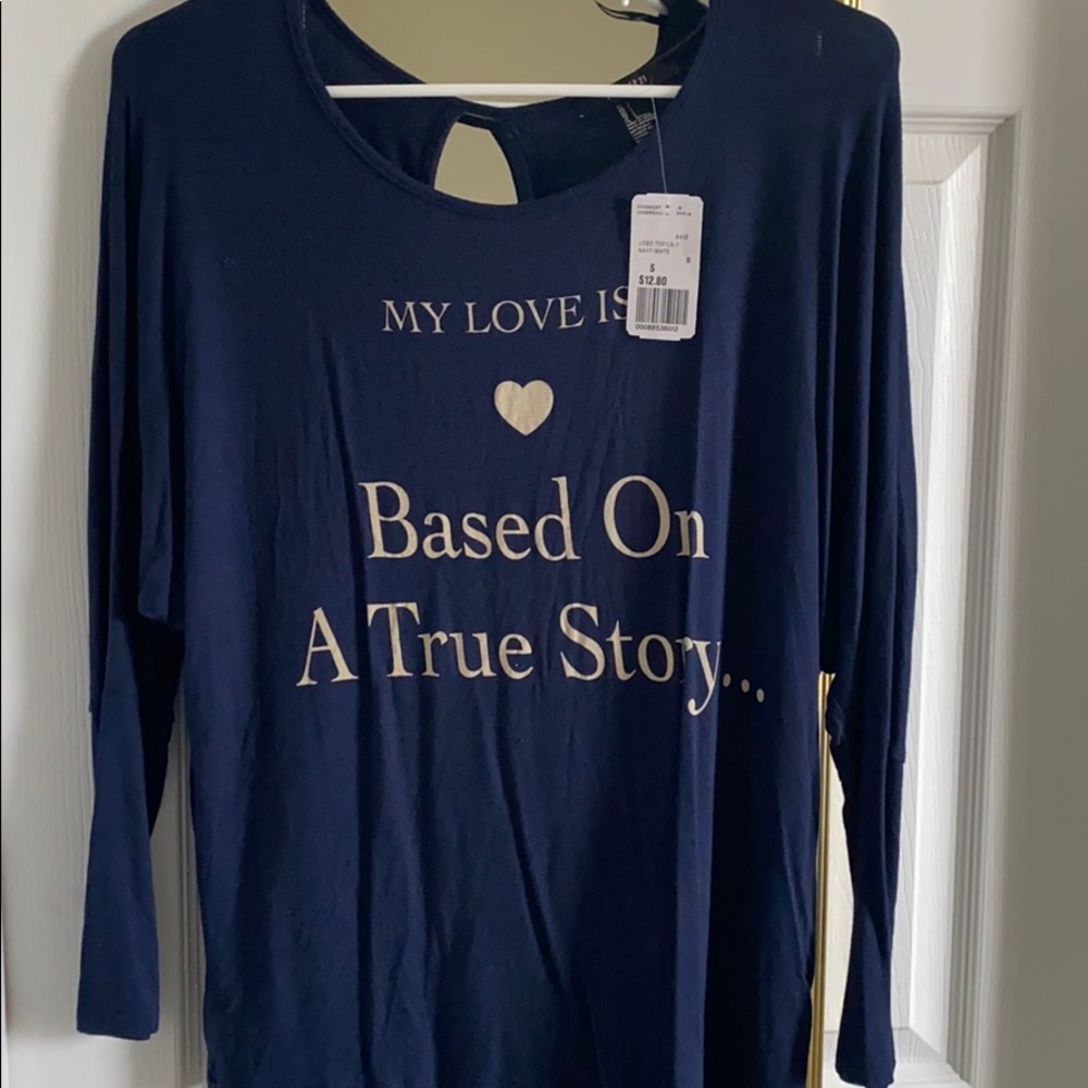 Navy blue shirt